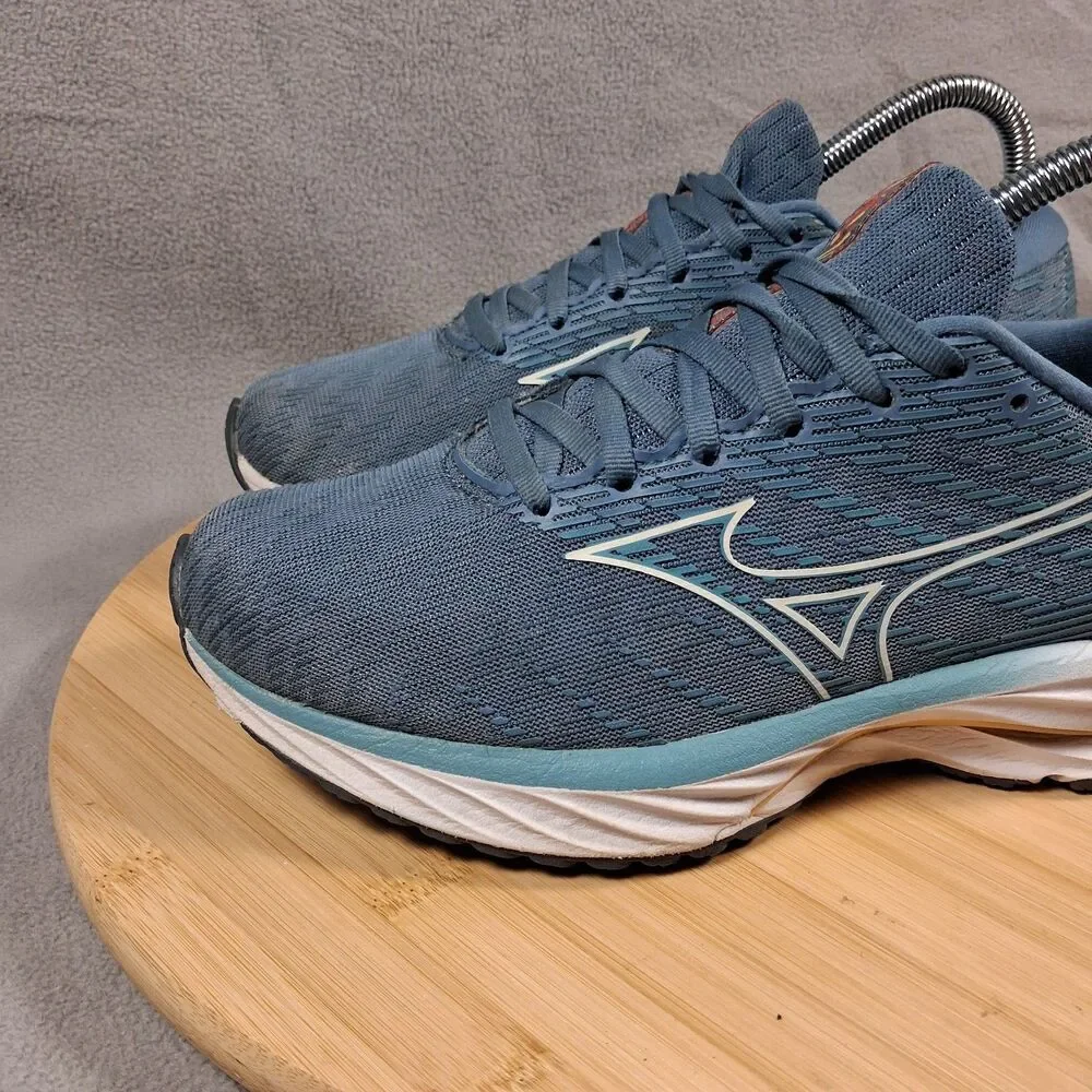 Mizuno Wave Rider 26 Womens Size 7.5 Running Shoes Sneakers Blue Athletic Gym